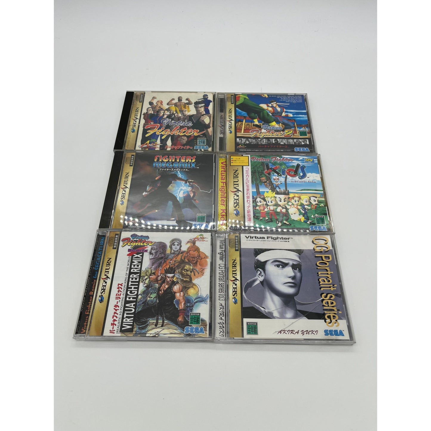 CIB Virtual Fighter Game Collection for Sega Saturn  - Japanese Import