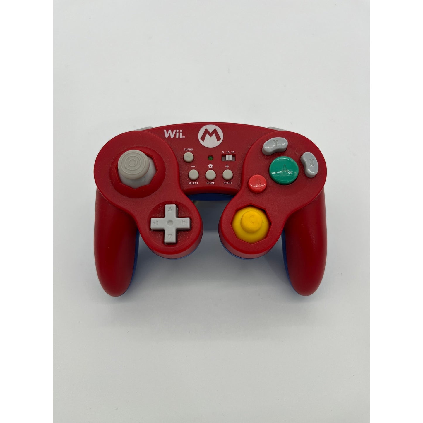 Hori Red Mario Nintendo Gamecube Style Controller for Wii