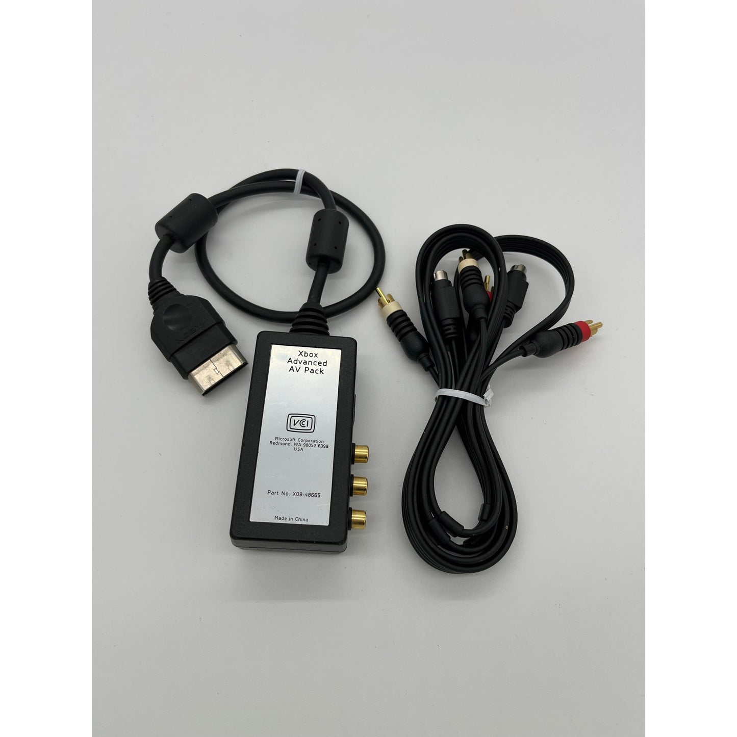OEM Original Xbox Advanced AV Cable W/S-Video Cable