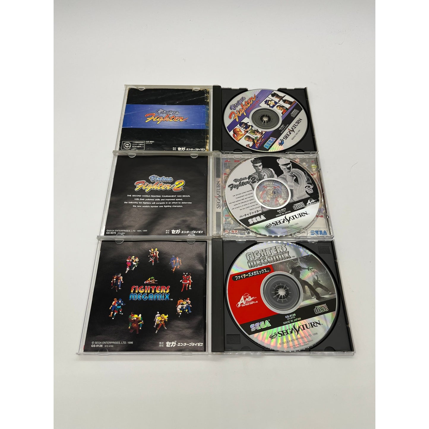 CIB Virtual Fighter Game Collection for Sega Saturn  - Japanese Import