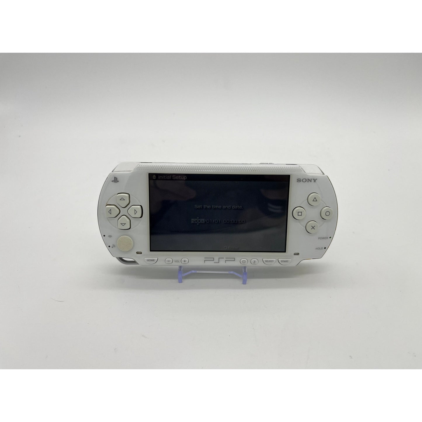 White PSP 1000 Console w/Charger