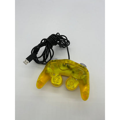 Wired Hori Translucent Yellow Pikachu Pokemon Battle Pad Controller for Nintendo Switch
